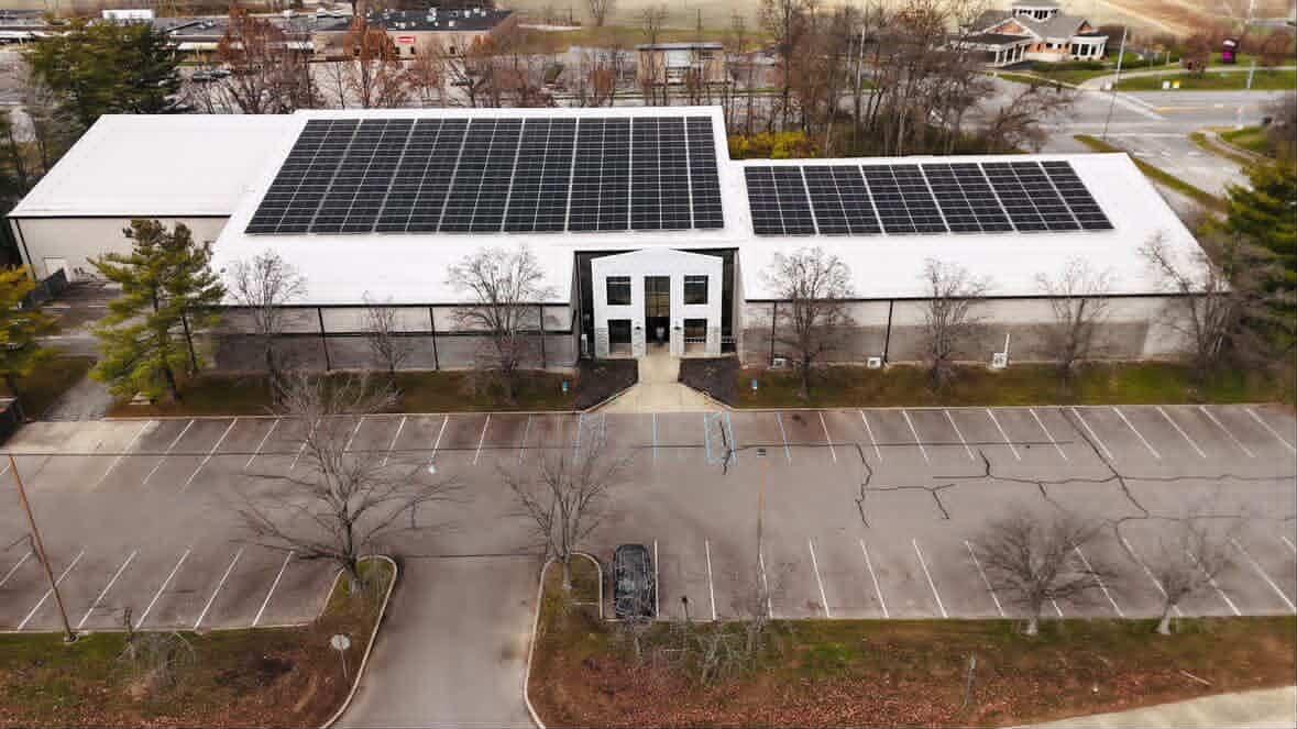 Commercial real estate aerial
